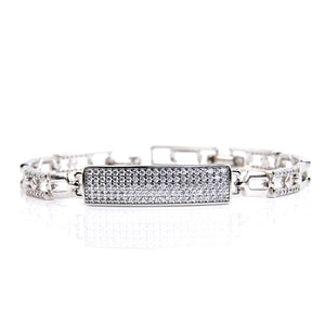 Silver Oblong Bracelet