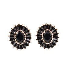 Load image into Gallery viewer, Black Halogen Stud Earrings
