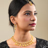 Yellow Pearl Drop Bridal Set 1 ct