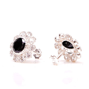925 Silver Tops Black (13mm)