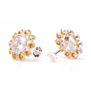 925 Silver Tops Yellow (13mm)