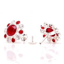 Load image into Gallery viewer, 925 Silver Tops Red (13mm) - vistoso.pk
