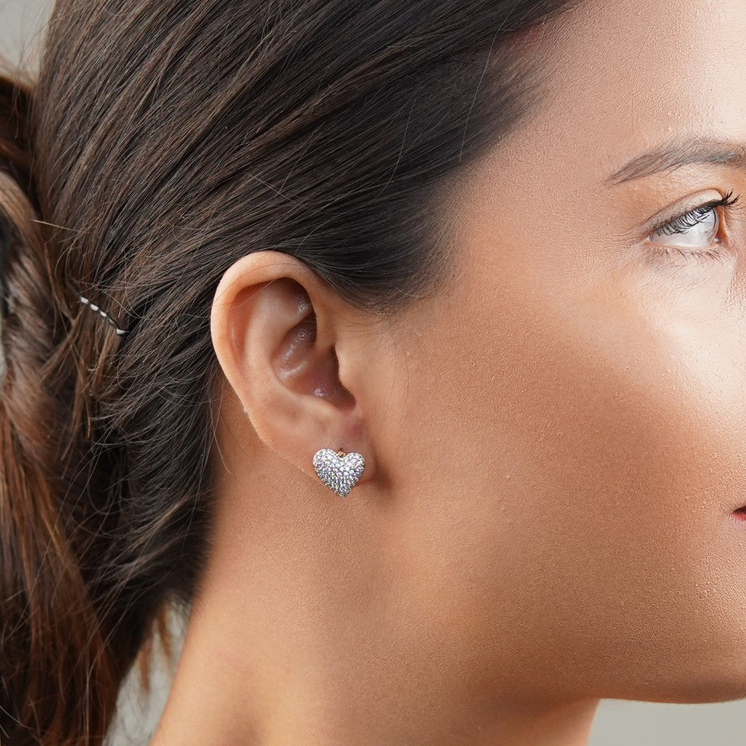 Heart Motif Earring