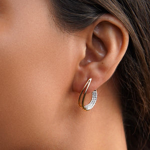Pearl Arch Earrings