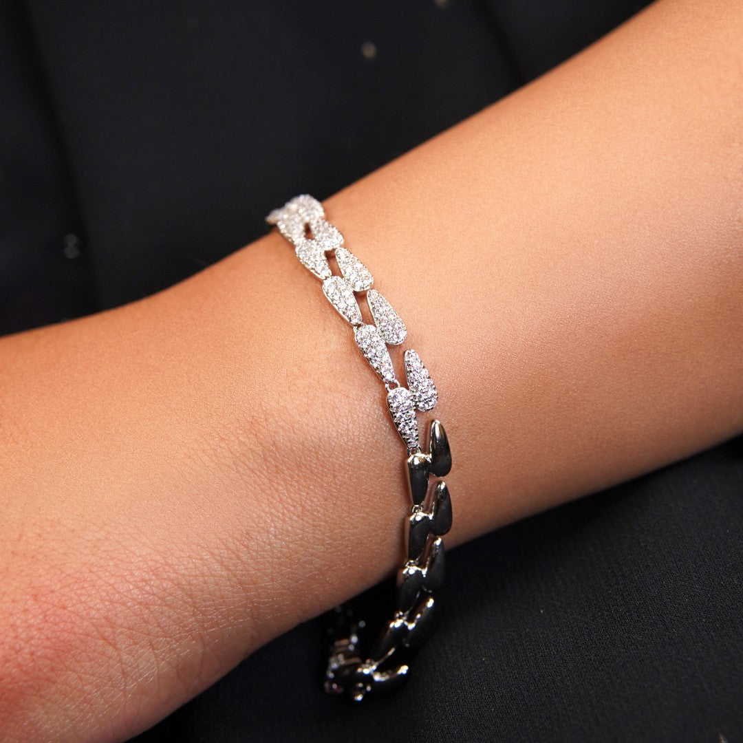 Silver Eclipse Bracelet (Copper)