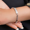 Silver Oblong Bracelet