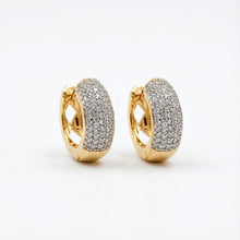 Load image into Gallery viewer, Gold Huggie Hoop Earrings (14mm)
