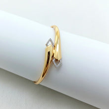Load image into Gallery viewer, Openable Halo Edge Bangle (Brass)
