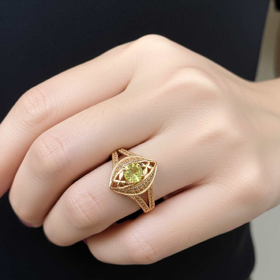 Green Flame Ring