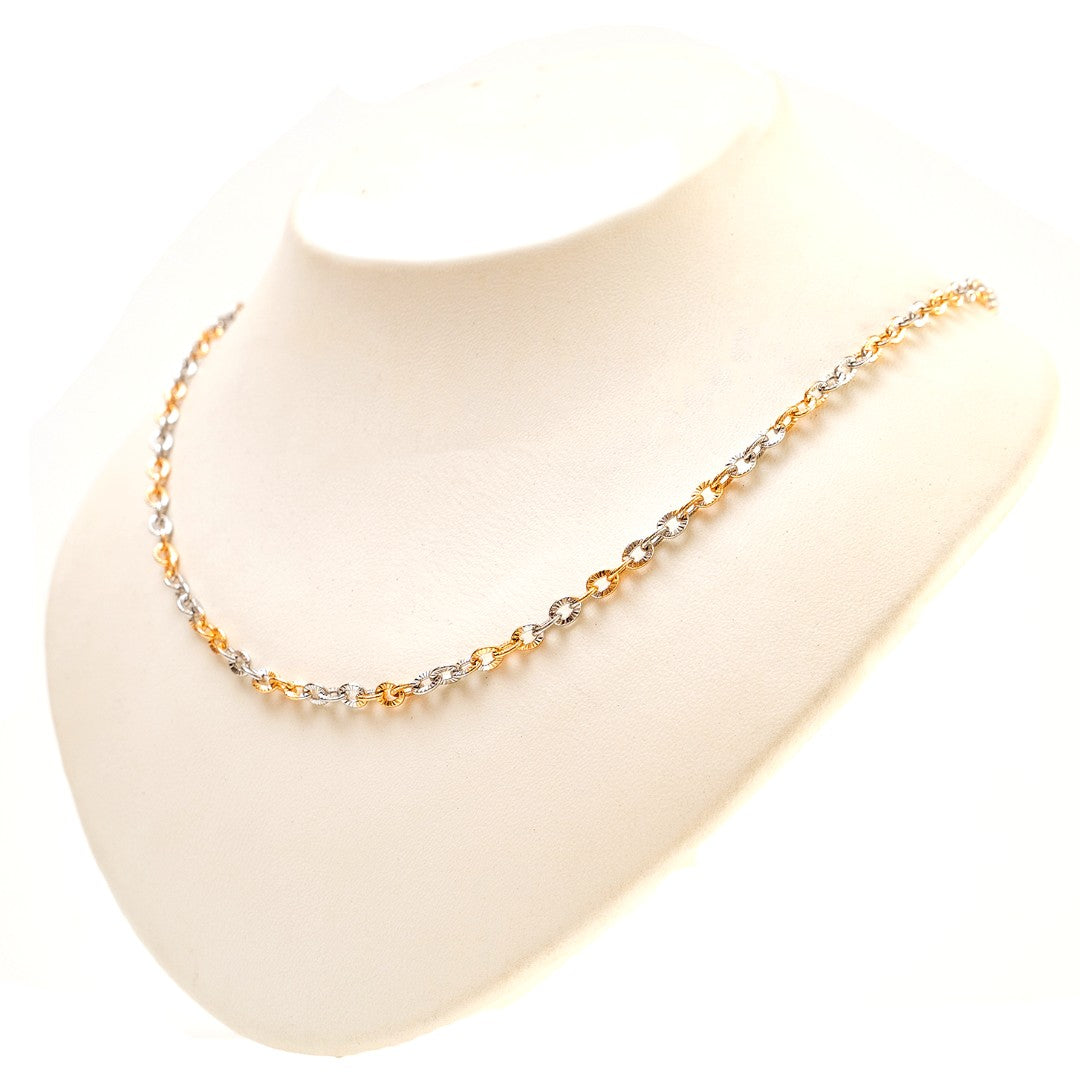 Twilight Dual Tone Weave Chain