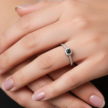 Load image into Gallery viewer, Black Eternity Ring - vistoso.pk
