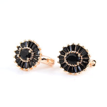 Load image into Gallery viewer, Black Halogen Stud Earrings - vistoso.pk
