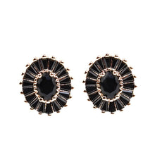 Load image into Gallery viewer, Black Halogen Stud Earrings - vistoso.pk
