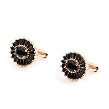 Load image into Gallery viewer, Black Halogen Stud Earrings - vistoso.pk
