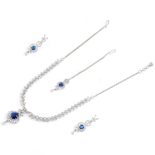 Load image into Gallery viewer, Blue 1 Carat Zircon Rain Drop Set - vistoso.pk
