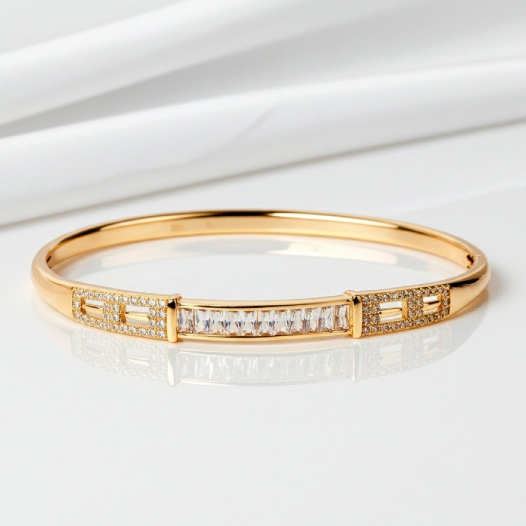 Cleopatra Diamond Bangle (Copper) - vistoso.pk