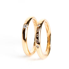 Load image into Gallery viewer, Diamond Studded Double Band Ring (Ring) - vistoso.pk
