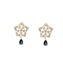 Load image into Gallery viewer, Diamond Studded Star Earring (23mm) - vistoso.pk
