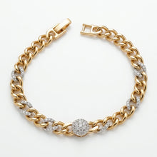 Load image into Gallery viewer, Two-Tone Emarald Bracelet (Brass)
