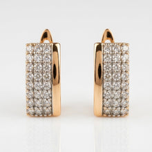 Load image into Gallery viewer, Diamond Vine Earring (14mm)

