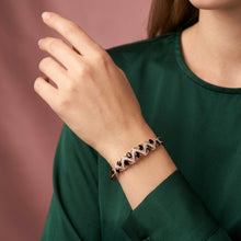 Load image into Gallery viewer, Black Petal Bracelet
