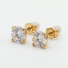 Load image into Gallery viewer, Diamond Cut Brass Studs (5mm)
