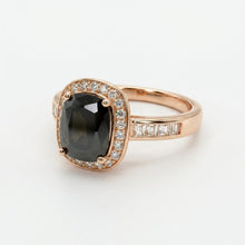 Load image into Gallery viewer, Black SAPPHIRE RING
