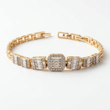 Load image into Gallery viewer, Two-Tone Infinity Diamond Bracelet
