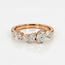 Load image into Gallery viewer, Meteorite Comet Ring
