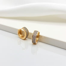 Load image into Gallery viewer, Diamond Encrusted Earrings (18mm)
