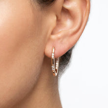 Load image into Gallery viewer, Illusion Hoop Earrings (28mm)
