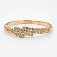 Load image into Gallery viewer, Openable Dove-Cross Bangle (Brass)
