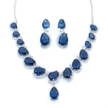 Load image into Gallery viewer, Blue Stone Diana Bridal Set
