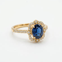 Load image into Gallery viewer, Blue Nebula Ring
