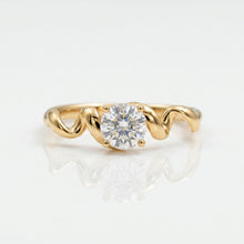 Load image into Gallery viewer, Gold Solitaire Ring
