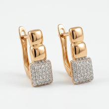 Load image into Gallery viewer, Sapphire Baguette Earring (18mm)
