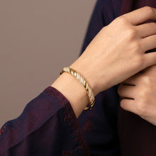 Load image into Gallery viewer, Zircon Crest Bangle
