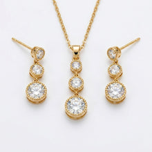 Load image into Gallery viewer, Fountain Cubic Zirconia Set
