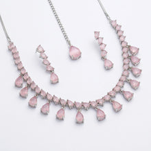 Load image into Gallery viewer, Tea-Pink Waterdrop Necklace Set
