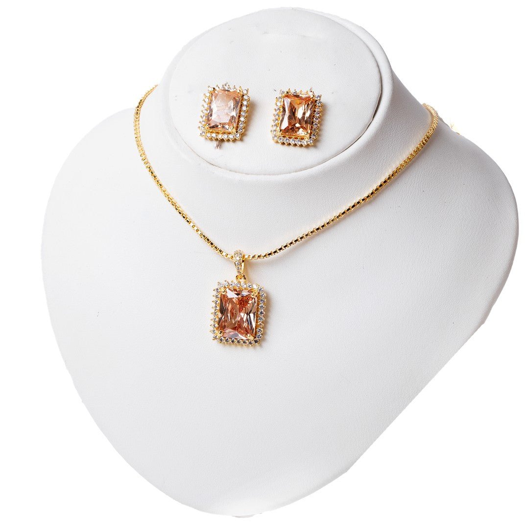 Dreams 1 Carat Necklace Set - vistoso.pk