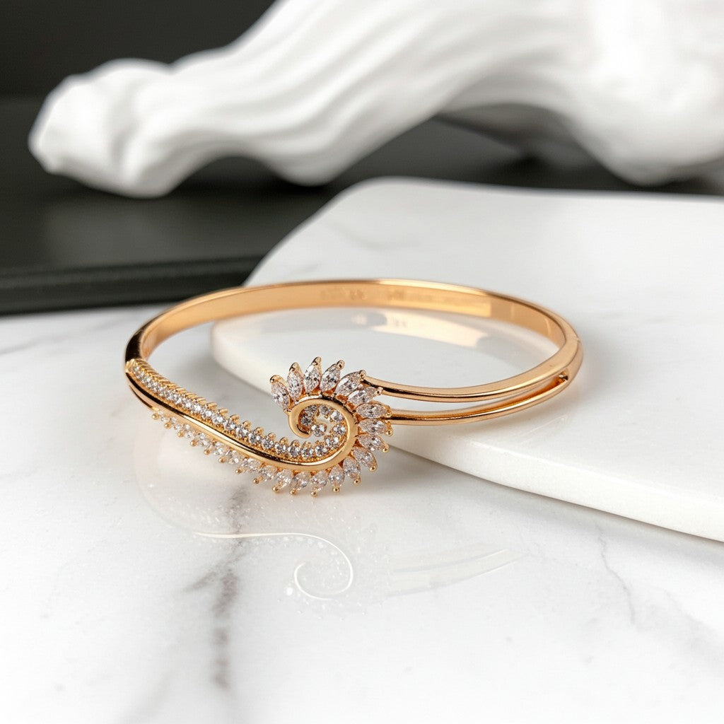 Forrest Gold Copper Bangle (Copper)