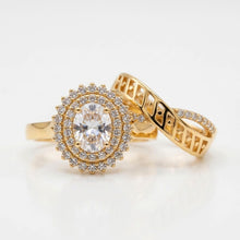 Load image into Gallery viewer, Eternal Diamond Cushion Cut Ring (Brass)
