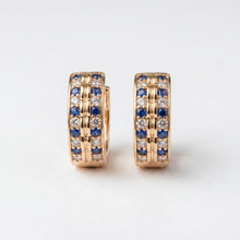 Load image into Gallery viewer, Blue Beverley Earring (16mm)
