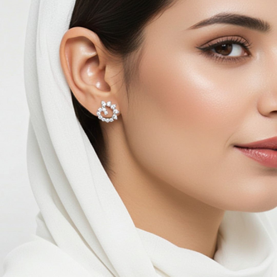 Fibonacci Curl Earring (16mm) - vistoso.pk