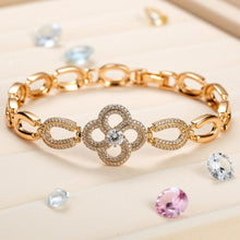 Load image into Gallery viewer, Flower Diamond Bracelet (Copper) - vistoso.pk
