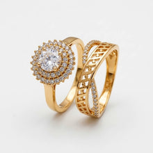 Load image into Gallery viewer, Eternal Diamond Cushion Cut Ring (Brass)
