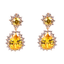 Load image into Gallery viewer, Honey Emerald Earring (30mm) - vistoso.pk
