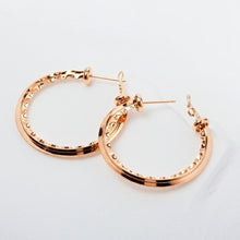 Load image into Gallery viewer, Large Gold Plated Hoop Earcuffs (35mm) - vistoso.pk
