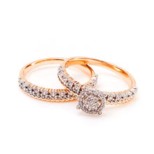 Load image into Gallery viewer, Marquise Cut Emerald Double Ring - vistoso.pk
