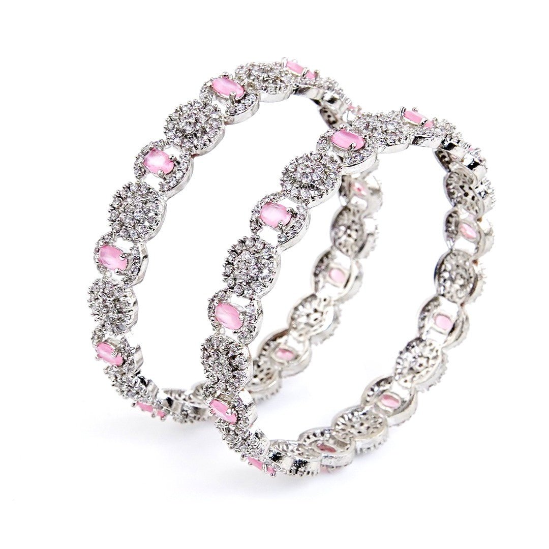 Moon Tribe 1 Carat Bangles (Pair) - vistoso.pk